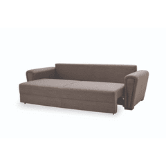 Enza Home US Brera 3 Seater Sofa Bed - 2014 - K3 - 11003 Brown Blue - AR:301 - 1431732