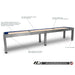 Hudson Brushed Stainless Steel Shuffleboard Table 9'-22' - HUD