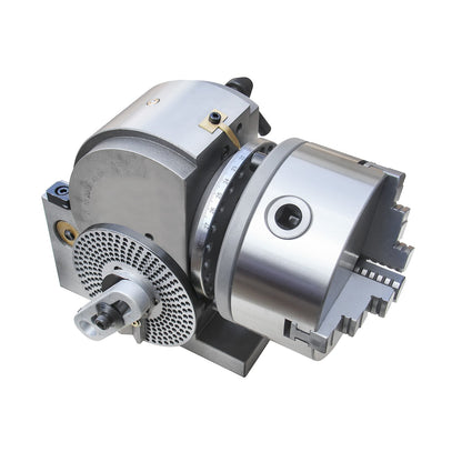 KAKA INDUSTRIAL Semi-Universal Dividing Head Sets BS-0/BS-1 Dividing Head Set 5"/6",with 5"/6" Chuck, Tailstock, Dividing Plates, 3-jaw Chuck Semi Universal Milling Set - 162320