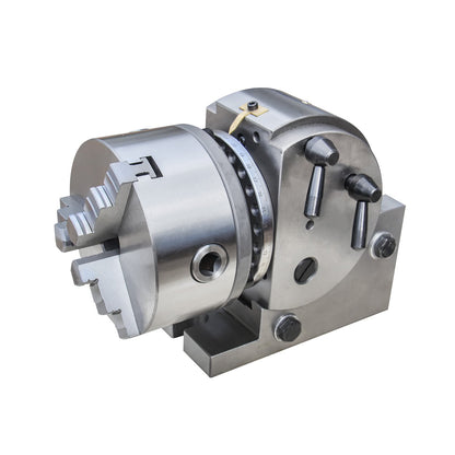 KAKA INDUSTRIAL Semi-Universal Dividing Head Sets BS-0/BS-1 Dividing Head Set 5"/6",with 5"/6" Chuck, Tailstock, Dividing Plates, 3-jaw Chuck Semi Universal Milling Set - 162320
