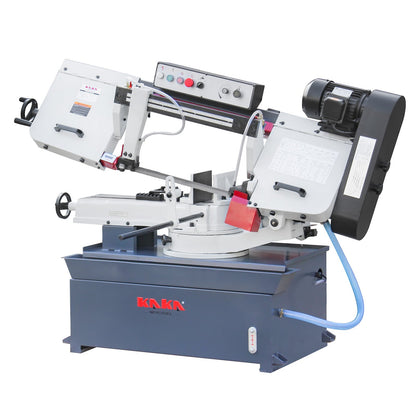 Kaka Industrial BS-1018R 10 inch horizontal bandsaw, Metal Cutting Band Saw, the bow can be swiveled between 45° and 90°Solid Design, Solid Design, Horizontal High Precision Vice Metal Band Saw220V-60Hz-1PH - 188116