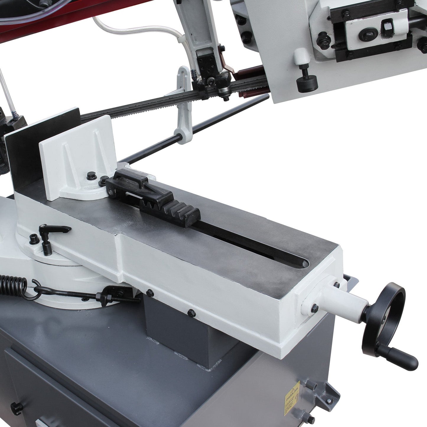 Kaka Industrial BS-1018R 10 inch horizontal bandsaw, Metal Cutting Band Saw, the bow can be swiveled between 45° and 90°Solid Design, Solid Design, Horizontal High Precision Vice Metal Band Saw220V-60Hz-1PH - 188116