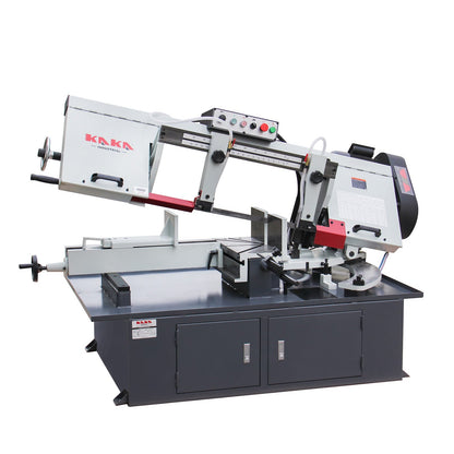KAKA Industrial BS-1018T Dual Miter Metal Cutting Band Saw 10.2”x16.9” Capacity 2 HP power Horizontal Bandsaw with 220V Single phase - 188061V220