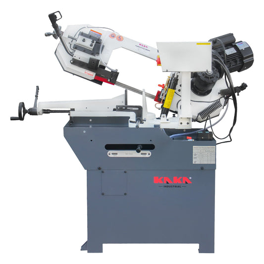 KAKA Industrial BS-108G Horizontal Metal Cutting Bandsaw, 10" x 7.9" Round & Rectangular Cutting, 60° Miter Angle, 1.5HP 115V Motor for Steel, Aluminum, Metal Fabrication - 188017V115