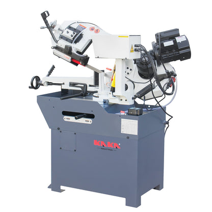 KAKA Industrial BS-108G Horizontal Metal Cutting Bandsaw, 10" x 7.9" Round & Rectangular Cutting, 60° Miter Angle, 1.5HP 115V Motor for Steel, Aluminum, Metal Fabrication - 188017V115