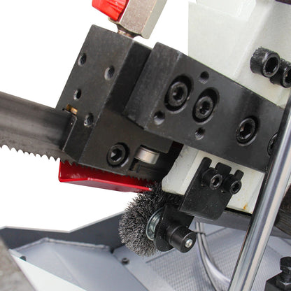 KAKA INDUSTRIAL Dual Miter Metal Bandsaw - 12 inch x 6inch, 60° Right/45° Left Swivel, Dual-Speed Motor, Hydraulic Feed, 230V 3-Phase | Ideal for Structural Steel, Pipes, Fabrication BS-126G - 188122V230B