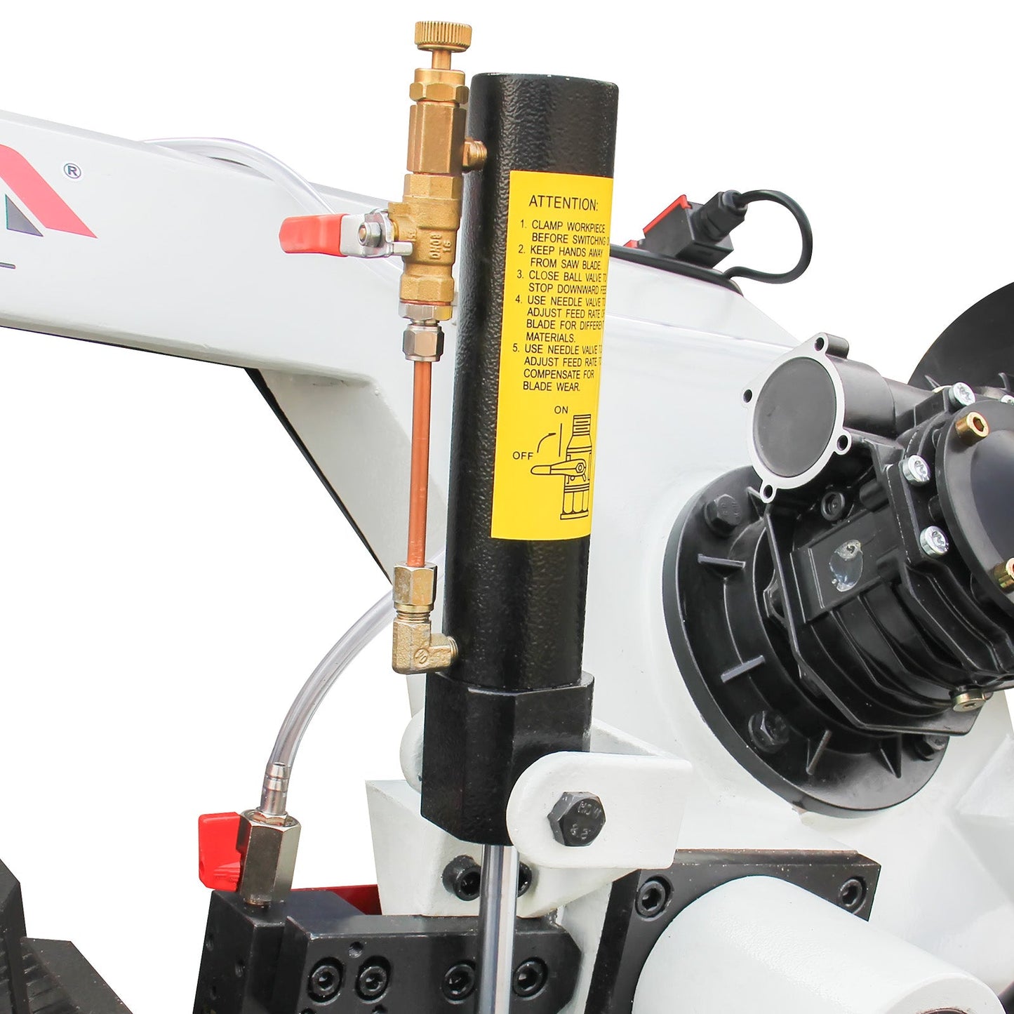 KAKA INDUSTRIAL Dual Miter Metal Bandsaw - 12 inch x 6inch, 60° Right/45° Left Swivel, Dual-Speed Motor, Hydraulic Feed, 230V 3-Phase | Ideal for Structural Steel, Pipes, Fabrication BS-126G - 188122V230B