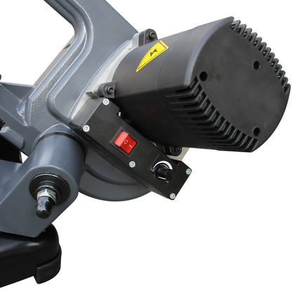 Kaka Industrial BS-150 Mini Metal Cutting Band Saw, Variable Speed Bandsaw, Solid Design Metal Bandsaw, Space Saver Metal Cutting Band Saw - 188101V110