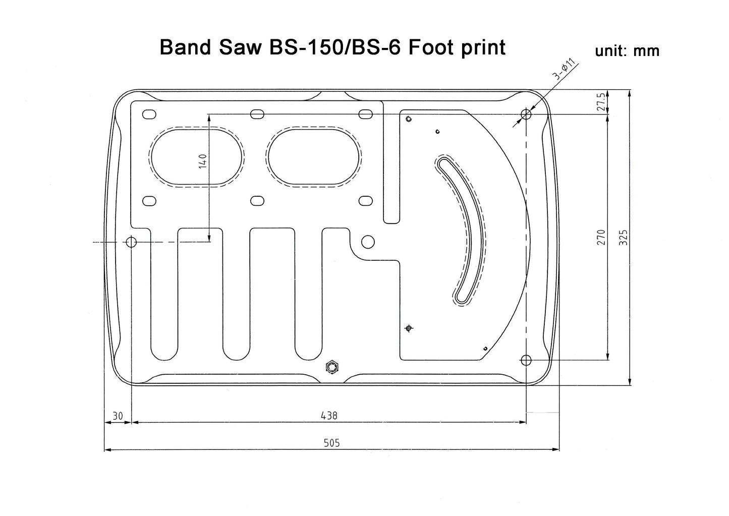 Kaka Industrial BS-150 Mini Metal Cutting Band Saw, Variable Speed Bandsaw, Solid Design Metal Bandsaw, Space Saver Metal Cutting Band Saw - 188101V110