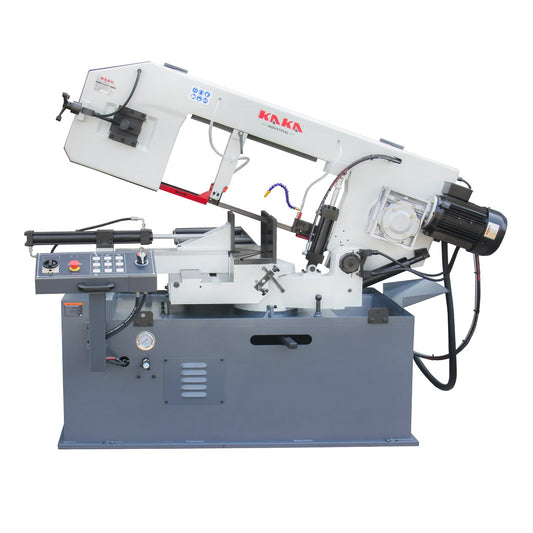 KAKA INDUSTRIAL 18"x9.8" Horizontal Band Saw, Swivel on both sides, Movable control panel, finger touch keys, Max. cutting 13" dia. at 90°, BS-1810GC Metal Cutting Band Saw, 220V-60HZ-3PH - 188125V220