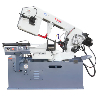 KAKA INDUSTRIAL 18"x9.8" Horizontal Band Saw, Swivel on both sides, Movable control panel, finger touch keys, Max. cutting 13" dia. at 90°, BS-1810GC Metal Cutting Band Saw, 220V-60HZ-3PH - 188125V220