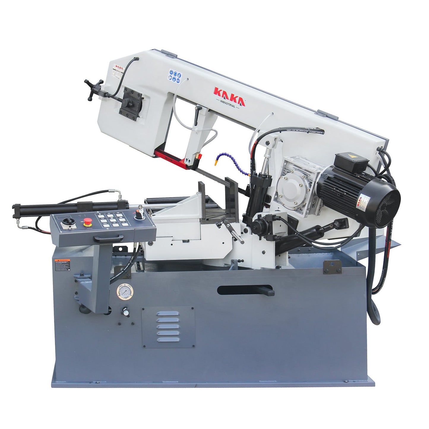 KAKA INDUSTRIAL 18"x9.8" Horizontal Band Saw, Swivel on both sides, Movable control panel, finger touch keys, Max. cutting 13" dia. at 90°, BS-1810GC Metal Cutting Band Saw, 220V-60HZ-3PH - 188125V220