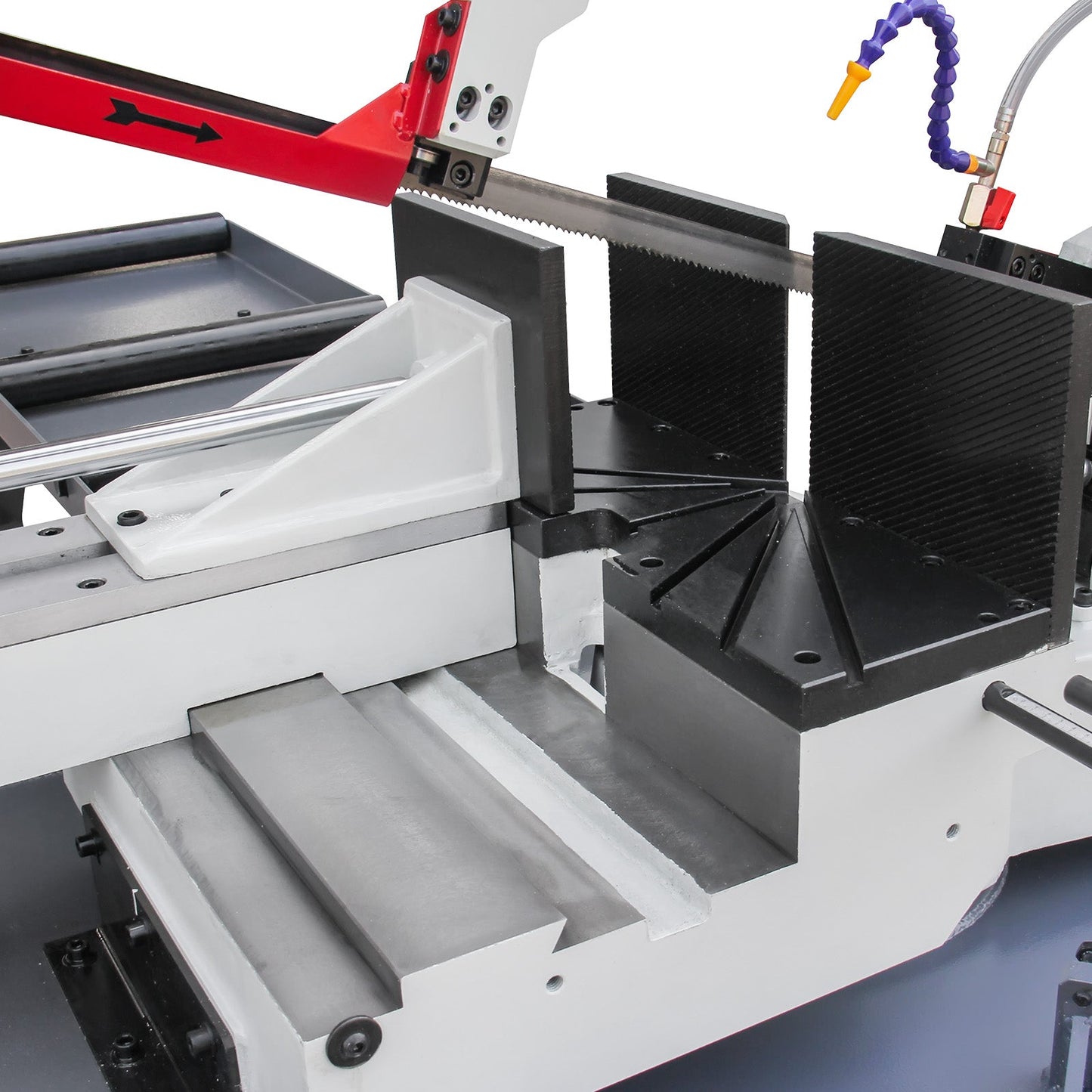 KAKA INDUSTRIAL 18"x9.8" Horizontal Band Saw, Swivel on both sides, Movable control panel, finger touch keys, Max. cutting 13" dia. at 90°, BS-1810GC Metal Cutting Band Saw, 220V-60HZ-3PH - 188125V220