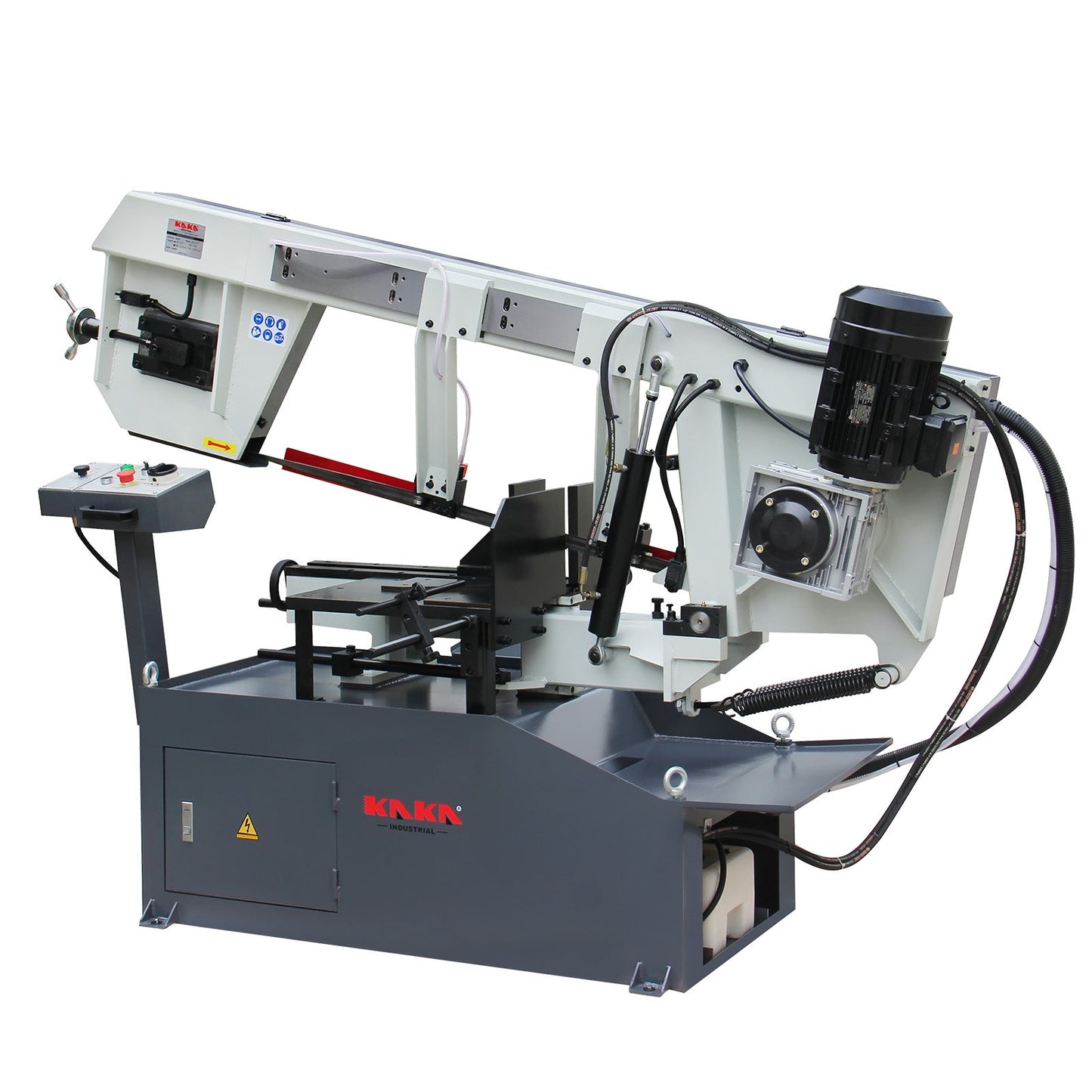 Kaka Industrial BS-2114T,Horizontal bandsaw 21.6"x14“ Capacity Metal Cutting Band Saw, Swivel Head Miter Metal Cutting Band Saw, Round Bar Cutting, Runs on 220V-60HZ-3PH - 188065V220