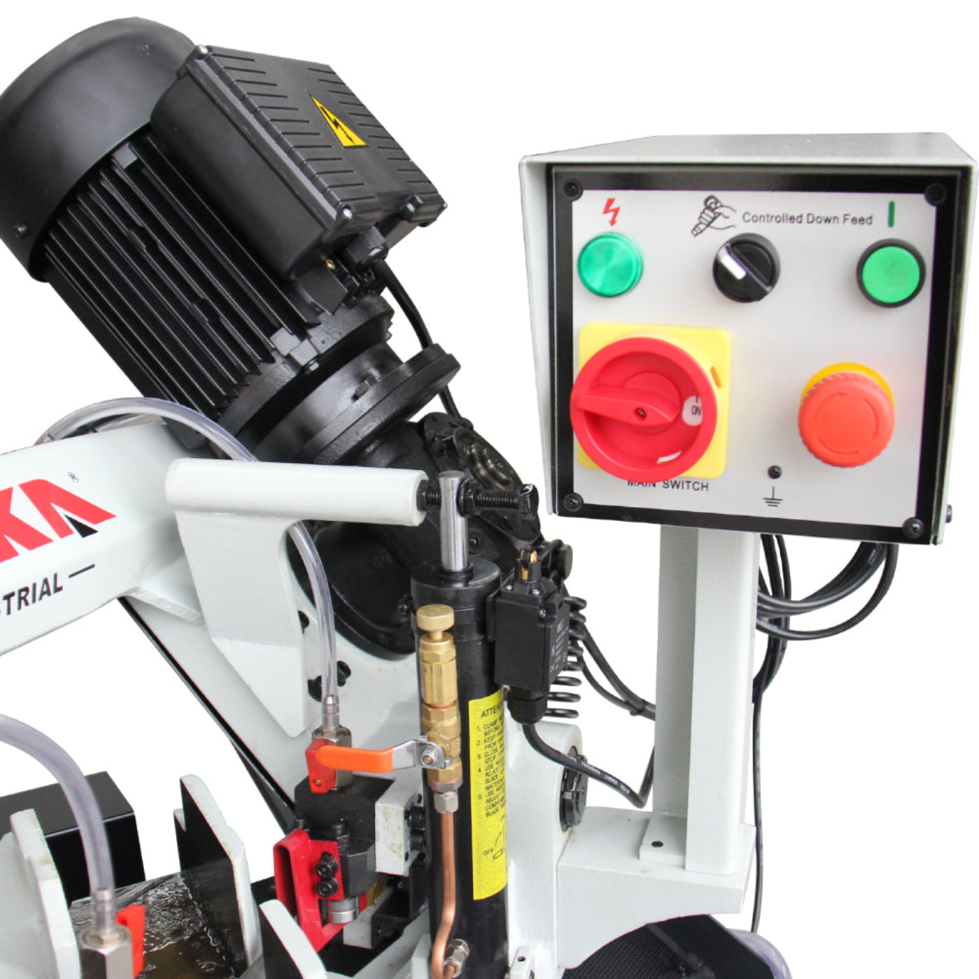 KAKA Industrial BS-76G, 7.8"x6.7" horizontal bandsaw, 115V-60HZ-1PH Metal Cutting Band Saw, Solid Design Metal Bandsaw, High Precision Metal Band Saw, Space Saver Metal Cutting Band Saw - 188016V115