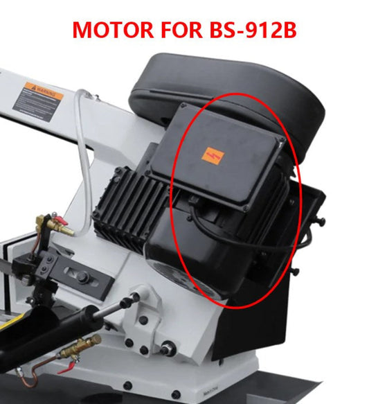 KAKA INDUSTRIAL Replacement motor for Metal band saw BS-912B - 188010-178-115V