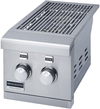 Broilmaster 12-Inch Slide-In Double Side Burner in Stainless Steel  - BSABF12N