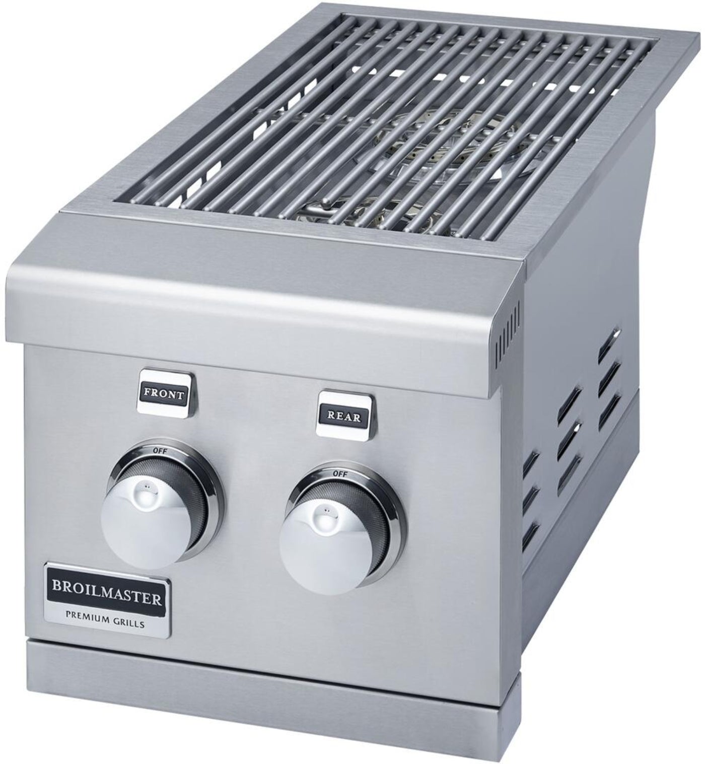 Broilmaster 12-Inch Slide-In Double Side Burner in Stainless Steel  - BSABF12N