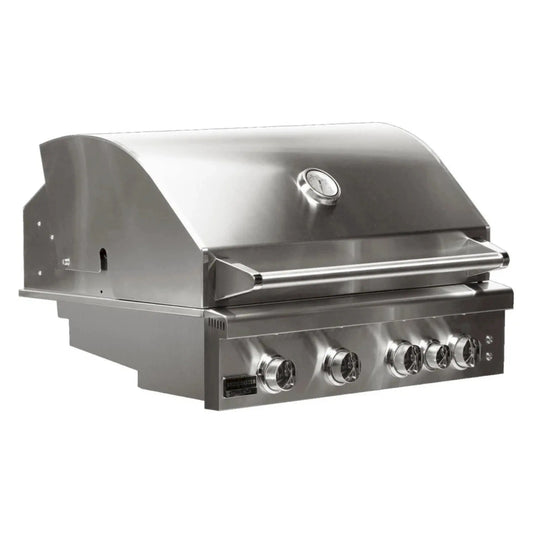 Broilmaster B-Series 32-Inch 4-Burner Marine Grade Premium Natural Gas Grill in Stainless Steel  - BSB324MGN