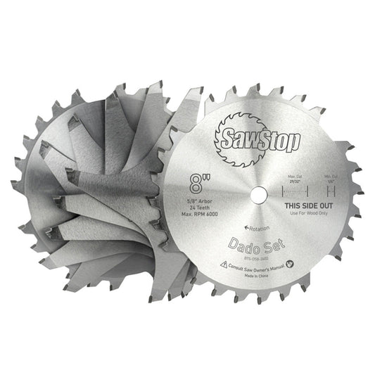 SawStop 8" Dado Set Kit - BTS-DS8-2402