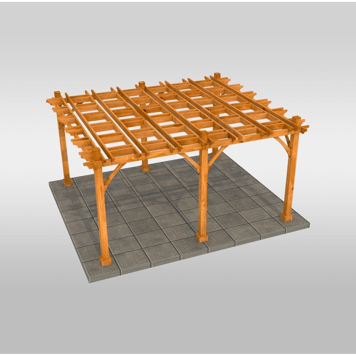 Outdoor Living Today Cedar Pergola Kit | 12×16 - BZ1216