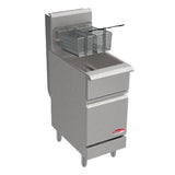 BakeMax  21" Natural Gas Fryer, Floor Model, 70 lb., 150,000 BTU - BAKEG70