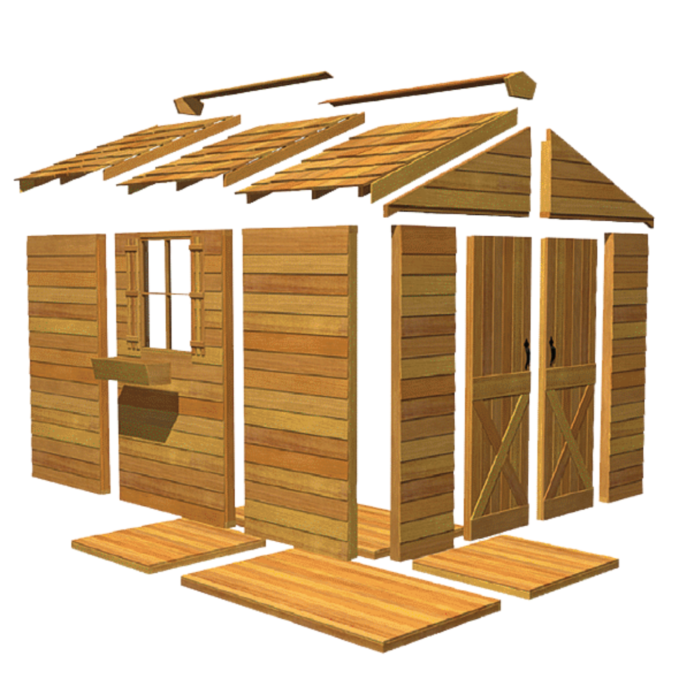 Cedarshed Gable Style Beach House Shed - BH96