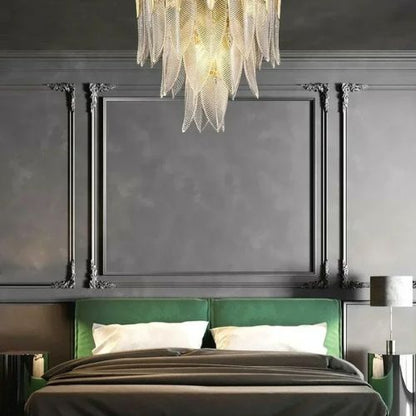 Luxury Feather Crystal Chandelier Lamp - Procure Décor