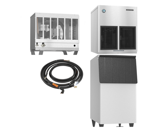 Hoshizaki Bundle -Remote Cooled Flaker URC-5FZ Remote Condenser B-300SF Ice Bin - HS-5588 Tubing Kit