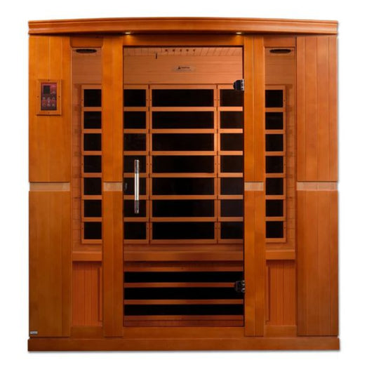 Dynamic Saunas Bergamo 4 Person Low EMF FAR Infrared Sauna (DYN-6440-01) - DYN-6440-01