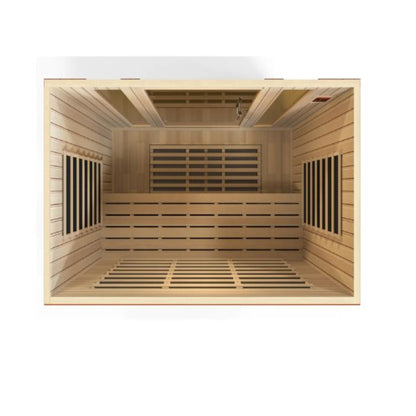 Dynamic Saunas Bergamo 4 Person Low EMF FAR Infrared Sauna (DYN-6440-01) - DYN-6440-01