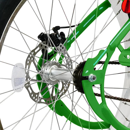 Tracer 26" Santak GT Chopper Stretch Cruiser 1-Speed Fat Tire Bike - MB-SANTAK-BL
