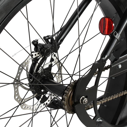 Tracer 26" Santak GT Chopper Stretch Cruiser 1-Speed Fat Tire Bike - MB-SANTAK-BL