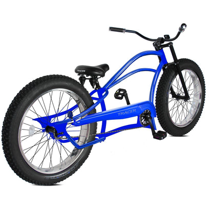 Tracer 26" Siena Chopper Stretch Cruiser Fat Tire Bike - MB-SIENA-M-BK/PLS