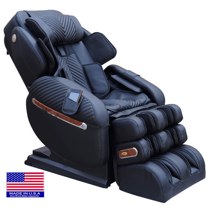 Luraco iRobotics 9 Max Plus Massage Chair - Black - 893640001120