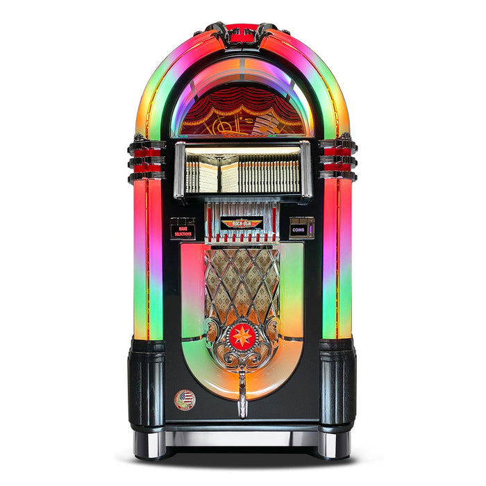 Rock-Ola Bubbler CD Jukebox In Black - CD8E-BLK