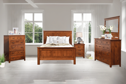 QW Amish Bloomfield Bed - 351W-8102-FU