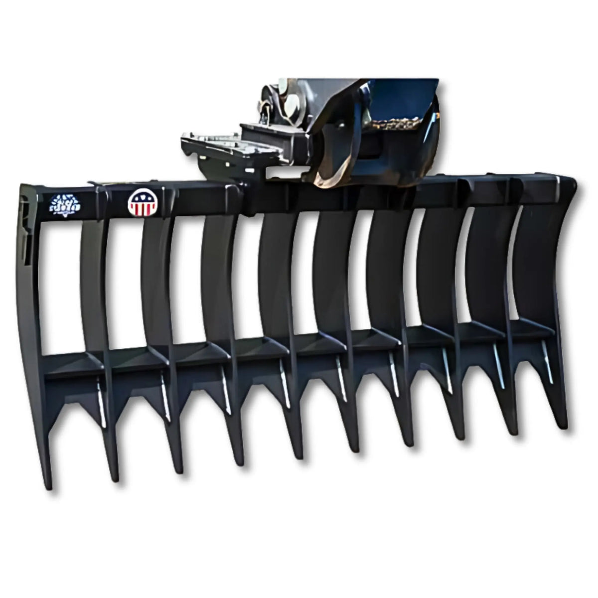 Blue Diamond Excavator Rake - Heavy Duty - 170405