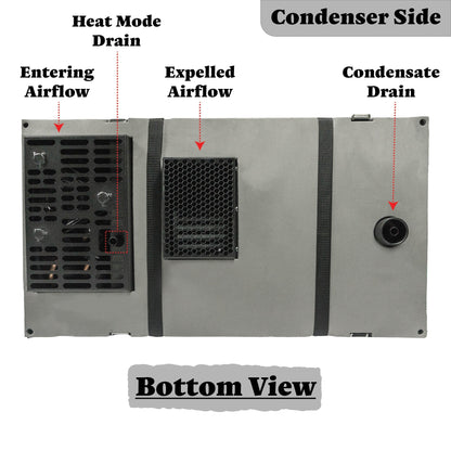 Pioneer® 10,000 BTU 115V Under-Bench RV Inverter Heat Pump Air Conditioner