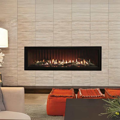 Empire Boulevard 60" Direct Vent Linear Gas Fireplace | DVLL60BP - DVLL60BP90N, DVP60LKR