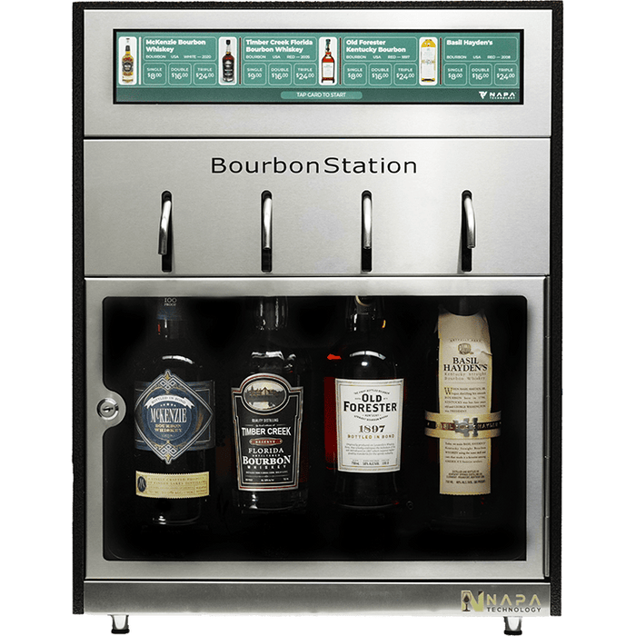 Napa Technology BourbonStation | Dispensing System Machine | Bottle dispenser - MX4-Q3BS