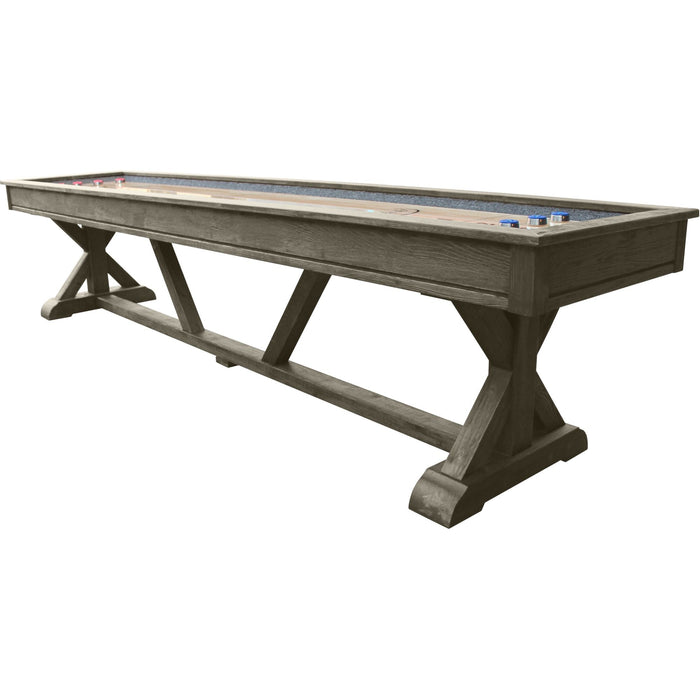 Playcraft Brazos River Pro-Style Shuffleboard Table in Gray - PTBRRBLK08