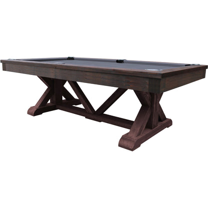 Playcraft Brazos River Slate Pool Table Optional Dining Top - PTBRRBLK08