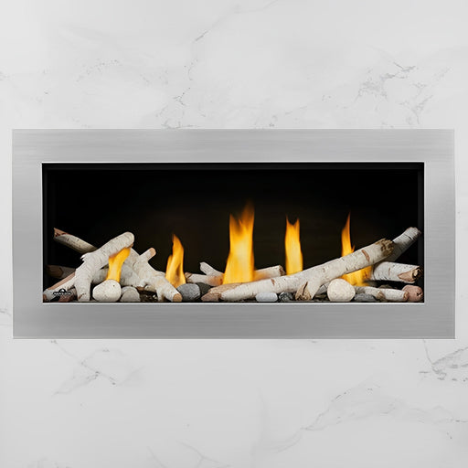 Napoleon Fireplaces Brushed Stainless Steel Standard Safety Barrier for Acies 38, Napoleon, 38", SSB38SS