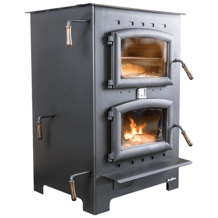 Buck Stove Homesteader Wood Burning Cook Stove 1,800 sq. ft. 28,901 BTU Black New - FP-HOMESTEADER