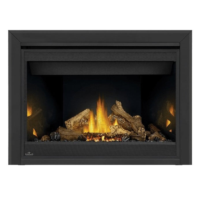 Napoleon Fireplaces Build-In Millivolt Ignition Direct Vent Gas Fireplace, Ascent Series, Black, Napoleon, 46", B46NTR