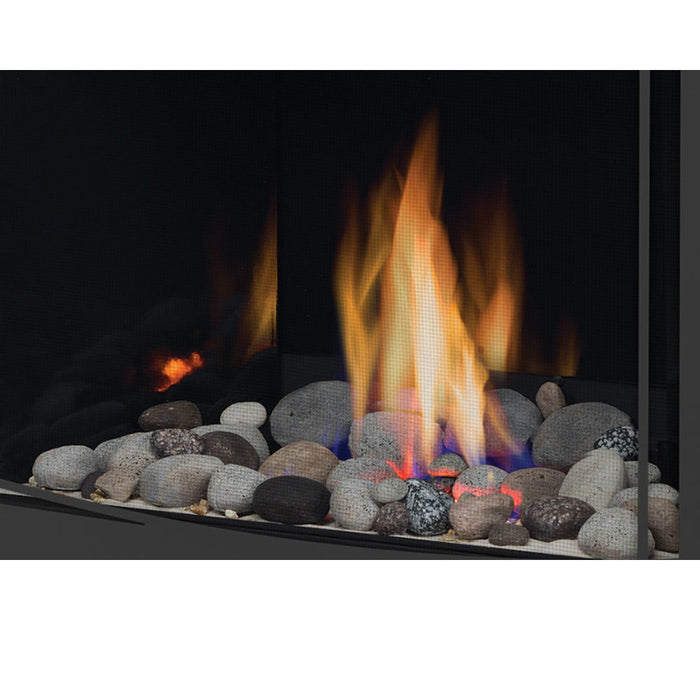 Napoleon Fireplaces Built-In Direct Vent Natural Gas Fireplace with Safety Barrier and Millivolt Ignition, Ascent Series, Natural Gas, Napoleon, 42", B42NTR