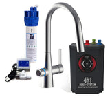 AquaNuTech 4N1 Aqua-System PLUS Contemporary Faucet with FL1000 Filtration System New - 4N1CASPLUS-CH