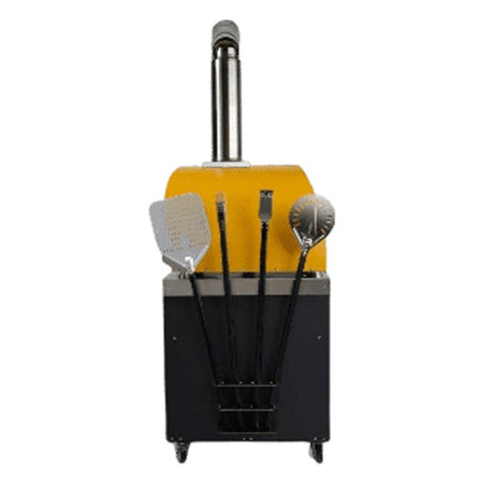 Coyote 40" Duomo Wood Fired Outdoor Pizza Oven Cart with Tool Holder - C1PZCART