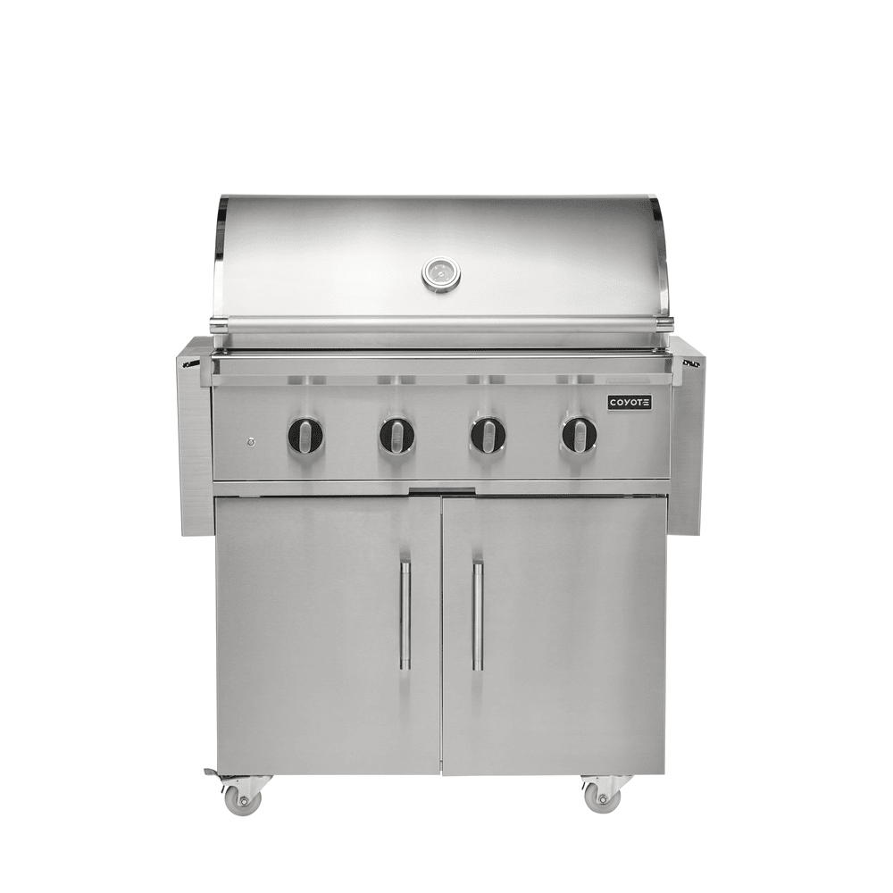 Coyote CL-Series 36" Grill on Cart - C3CL36+C3S36CT